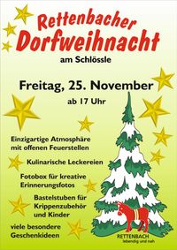 Flyer Rettenbacher Dorfweihnacht November 2022